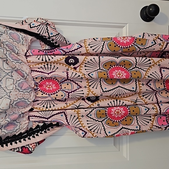 Pink Floral Print Maxi Dress in XXL - Picture 2 of 7